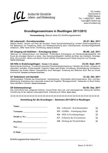 Reutlingen Grundlagen 2011-2012 - ICL