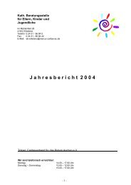 Jahresbericht 2004 als pdf zum Download - Erziehungsberatung im ...