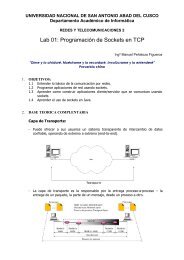 Lab 01: ProgramaciÃ³n de Sockets en TCP - IngenierÃ­a InformÃ¡tica y ...
