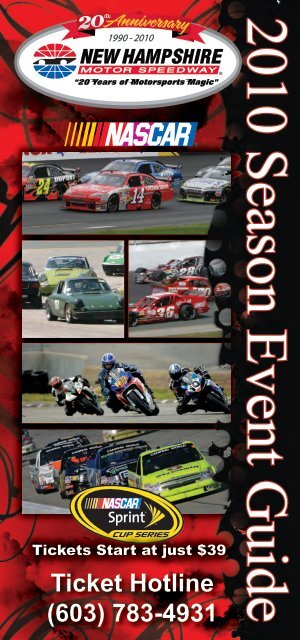 Season Brochure Pdf New Hampshire Motor Speedway
