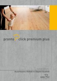 Pronto Click Premium Plus Prospekt - Naturo Kork AG