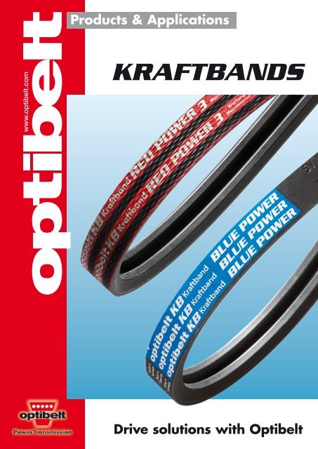 #PRO Kraftband 312563_GB.indd - BlaÅ¾ek Power Transmission