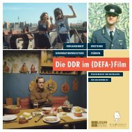 die ddr im (deFa-) Film - Filmernst - Sehend lernen - Die Schule im ...