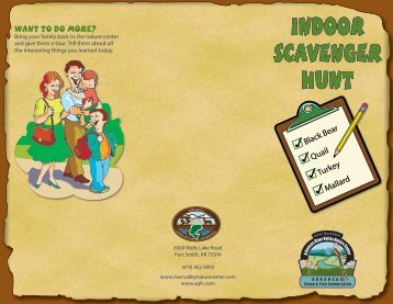 indoor scavenger hunt indoor scavenger hunt - Arkansas Game and ...
