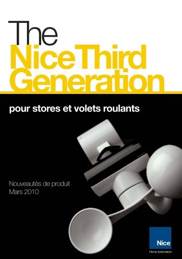 pour stores et volets roulants - Nice SpA