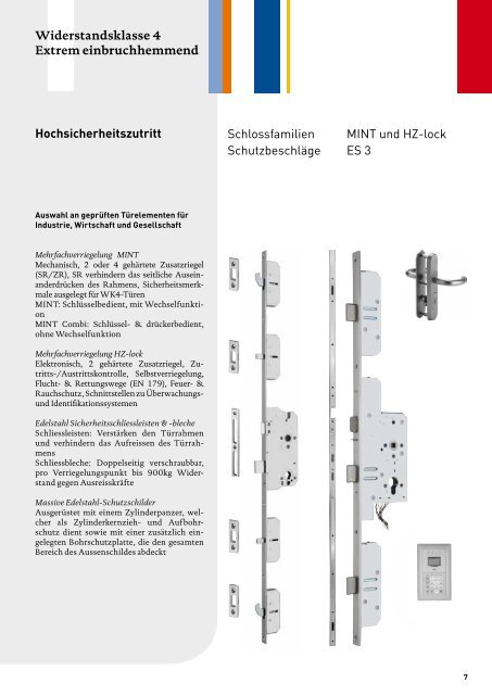 Schliesstechnik Produktbuch - Glutz