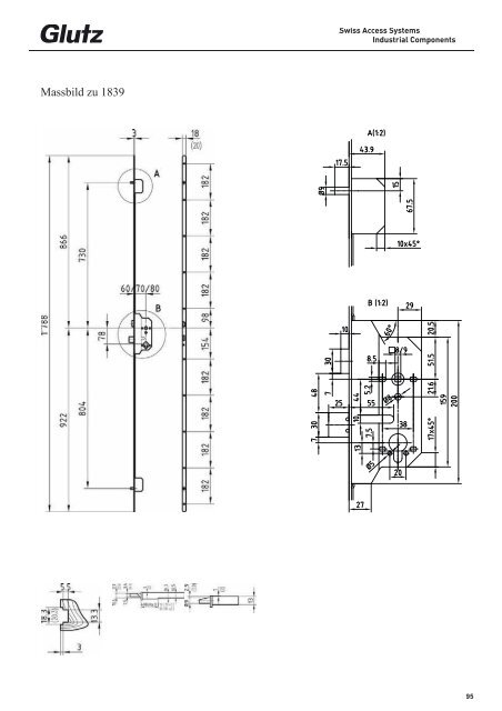 Schliesstechnik Produktbuch - Glutz