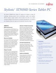 Stylistic® ST5030D Series Tablet PC - Computerworld