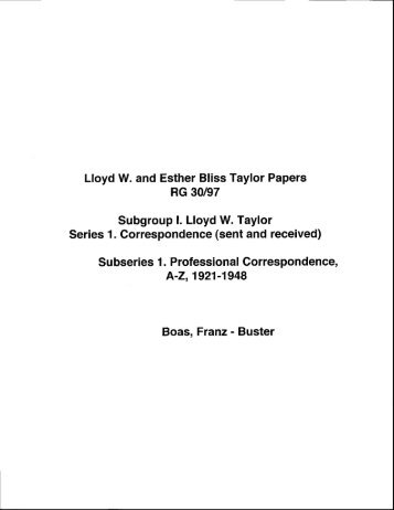 Boas Franz - Buster.pdf - The Taylor Families Portal