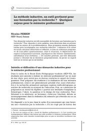 La mÃ©thode inductive, un outil pertinent pour une formation par la ...