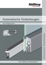 Automatische TÃƒÂ¼rdichtungen