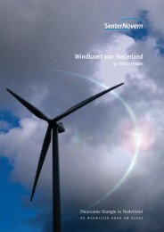 Windkaart van Nederland - Windenergy