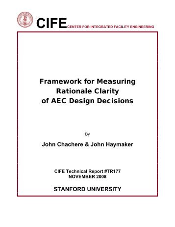 Framework for Measuring Rationale Clarity of AEC Design Decisions