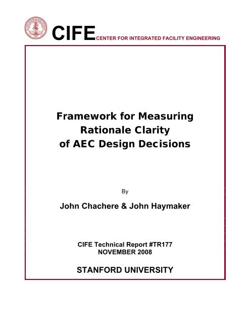 Framework for Measuring Rationale Clarity of AEC Design Decisions