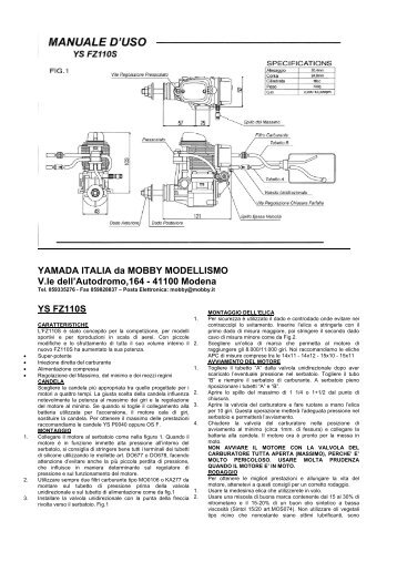 YAMADA ITALIA da MOBBY MODELLISMO V.le dell'Autodromo,164 - 41100 ...
