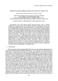 Robust Processing of Magnetotelluric Data from the Auroral ... - DIAS