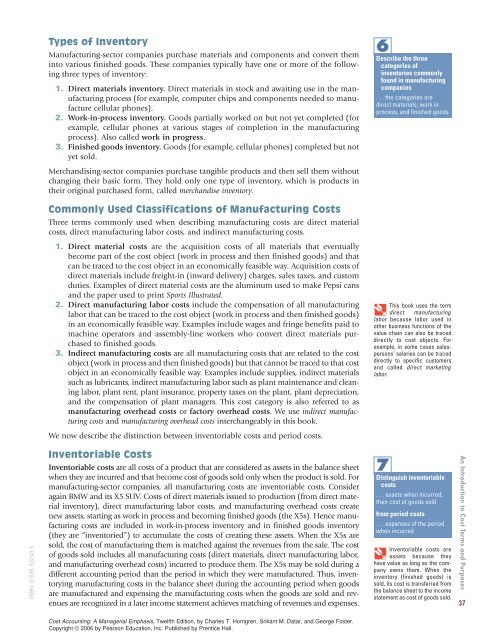 2 an introduction to cost terms and purposes - Pearson Learning ...