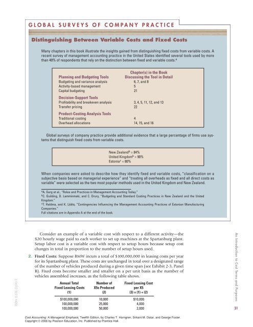 2 an introduction to cost terms and purposes - Pearson Learning ...