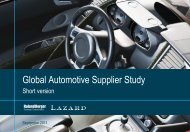 Global Automotive Supplier Study 2010 - Roland Berger