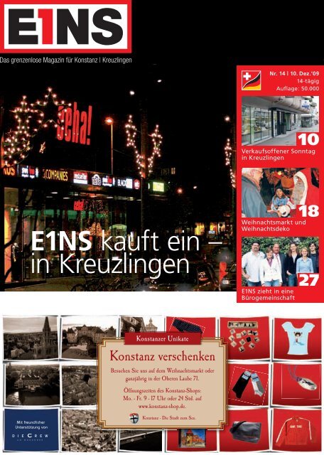 E1NS kauft ein – in Kreuzlingen - E1NS-Magazin