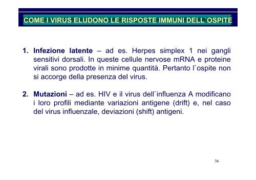 patogenesi virale - Sezione di Microbiologia - UniversitÃ  degli Studi ...