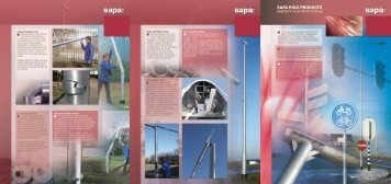 SAPA POLE PRODUCTS SAFETY & STRUCTURES