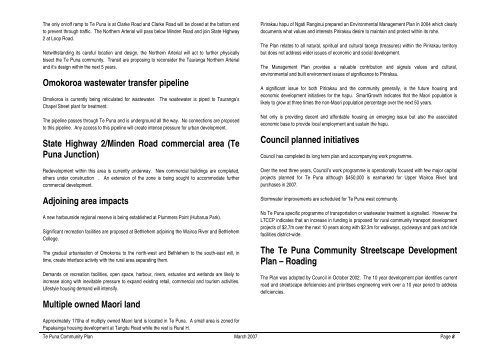 Te Puna Plan - Western Bay of Plenty District Council