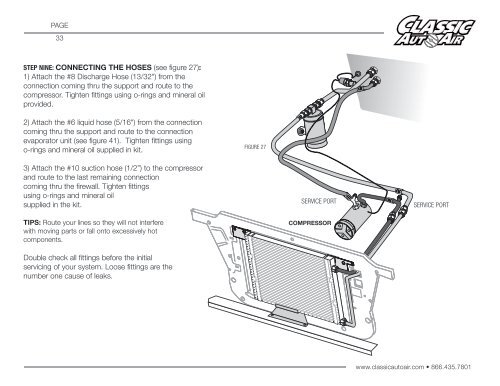 1-2066FA INSTALL INSTRUCTIONS - Classic Auto Air