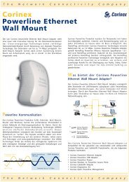 Corinex Powerline Ethernet Wall Mount