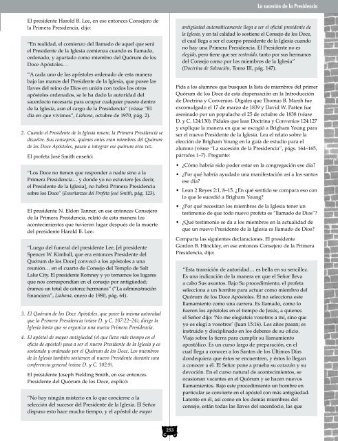 Doctrina y Convenios e Historia de la Iglesia - Seminaries ...