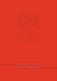 2003 Annual Report (PDF 1.36MB) - University of Tasmania