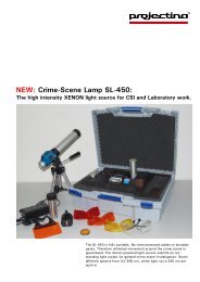 Scene-of-the-crime lamp: The high-intensity light ... - Optoteam.at