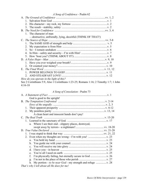 Basics of Bible Interpretation - RayStedman.org