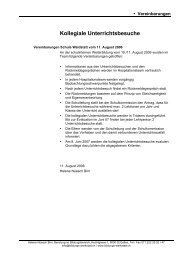 Hospitationsvereinbarungen [PDF, 69.0 KB] - Schule Waldstatt