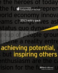2013 entry pack - Ernst & Young