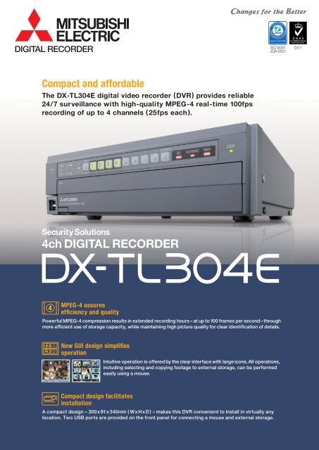 Mitsubishi DX-TL304E Datasheet (741 KB) - SLD Security ...