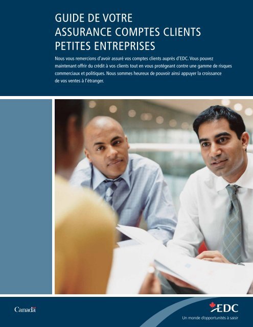 Guide de votre assurance comptes clients petites entreprises ... - EDC