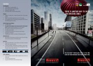 there is another way to enter low emission zones. - Pirelli ...