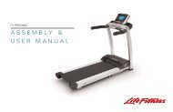 F3 - Operations Manual and Assembly Instructions - Life Fitness