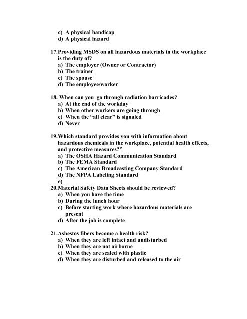 PLEA Exam Sample Questions (.pdf) - The Energy Chamber of ...