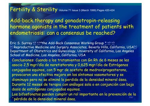 Endometriosis - IGBA