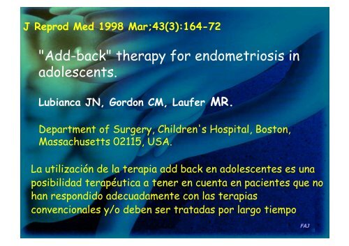 Endometriosis - IGBA