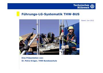 FÃ¼hrungs-LG-Systematik THW-BUS: FachbefÃ¤higung ...