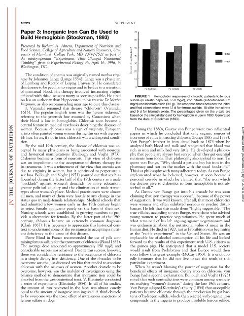 Experiments That Changed Nutritional Thinking - TUUM EST