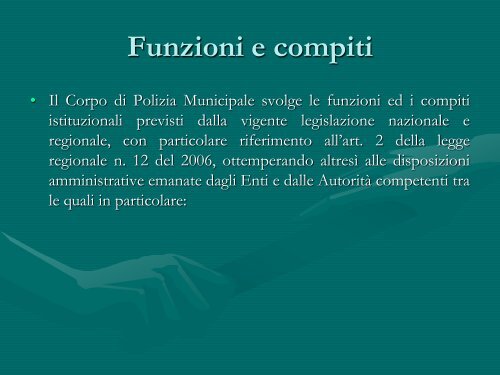 Polizia Locale - Comune di Grosseto