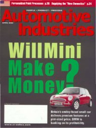 Automotive Industries - Real Story Of The Mini - Sandy Munro