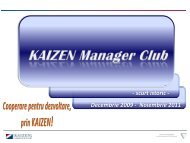 Decembrie 2009 - Noiembrie 2011 - scurt istoric - - kaizen.com ...