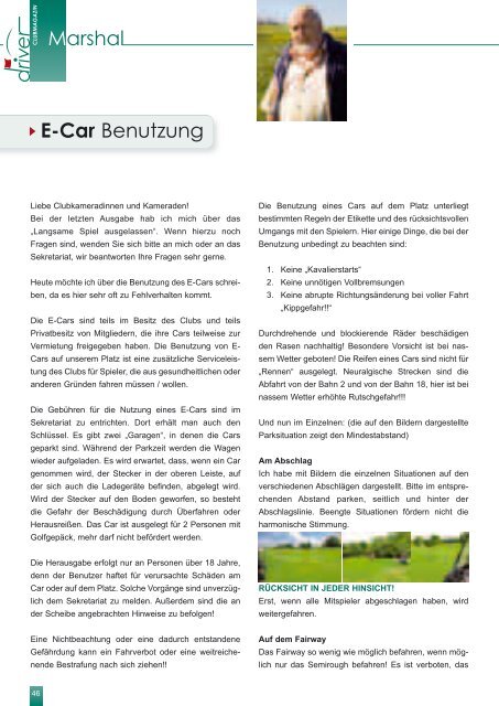 Driver 2 / 2011 als pdf - beim Golfclub - Bad Rappenau eV