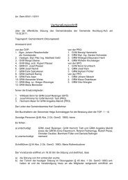 Protokoll vom 10.02.2011 (285 KB) - .PDF - in der Gemeinde ...