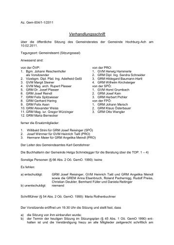 Protokoll vom 10.02.2011 (285 KB) - .PDF - in der Gemeinde ...
